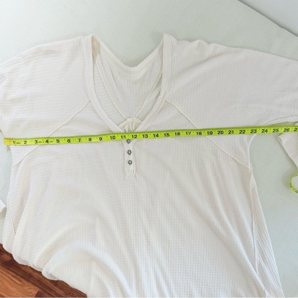 Free People Citrine Cream Long Sleeve Top - Picture 3 of 6